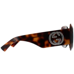 Gucci Sunglasses GG1695S 002 Havana with Silver Brown