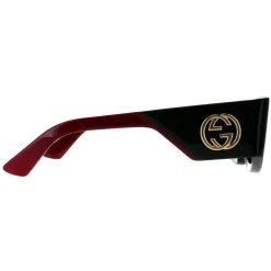 Gucci Sunglasses GG1664S 002 Havana with Green and Red Green