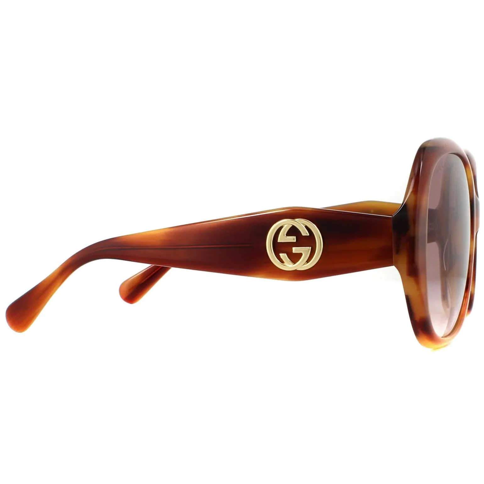 Gucci Sunglasses GG0796S 004 Havana Red Gradient