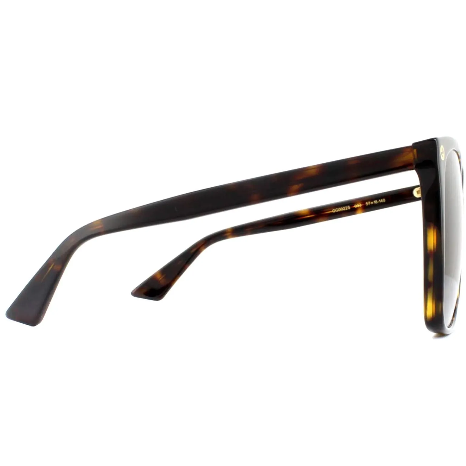Gucci Sunglasses GG0022S 003 Havana Grey Gradient