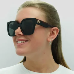 Gucci Sunglasses GG1300S 001 Havana Black Grey