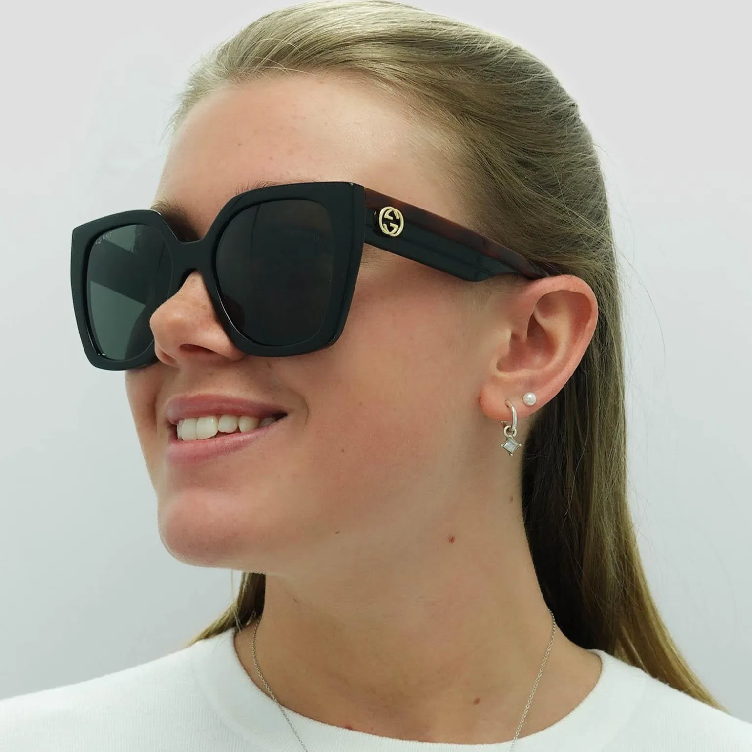 Gucci Sunglasses GG1300S 001 Havana Black Grey