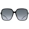 Gucci Sunglasses GG1267S 001 Shiny Black and Gold Grey Gradient