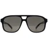 Gucci Sunglasses GG1856S 005 Shiny Black Grey Polarized