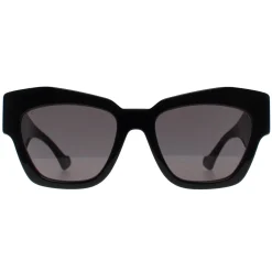Gucci Sunglasses GG1422S 001 Shiny Black Grey