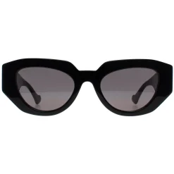 Gucci Sunglasses GG1421S 001 Shiny Black Grey