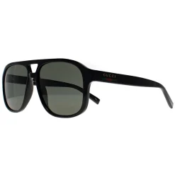 Gucci Sunglasses GG1856S 001 Shiny Black Grey