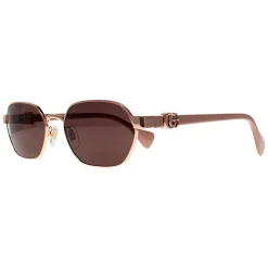 Gucci Sunglasses GG1593S 003 Shiny Rose Gold and Pink Violet