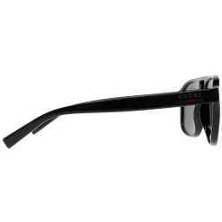Gucci Sunglasses GG1856S 001 Shiny Black Grey