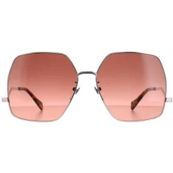 Gucci Sunglasses GG1005S 004 Silver Brown Gradient