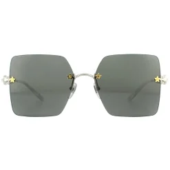 Gucci Sunglasses GG0644S 001 Silver Grey