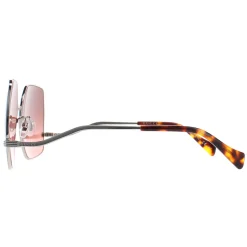 Gucci Sunglasses GG1005S 004 Silver Brown Gradient