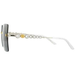 Gucci Sunglasses GG0644S 001 Silver Grey