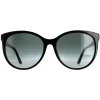 Gucci Sunglasses GG0729SA 001 Shiny Black Grey Gradient
