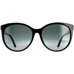 Gucci Sunglasses GG0729SA 001 Shiny Black Grey Gradient