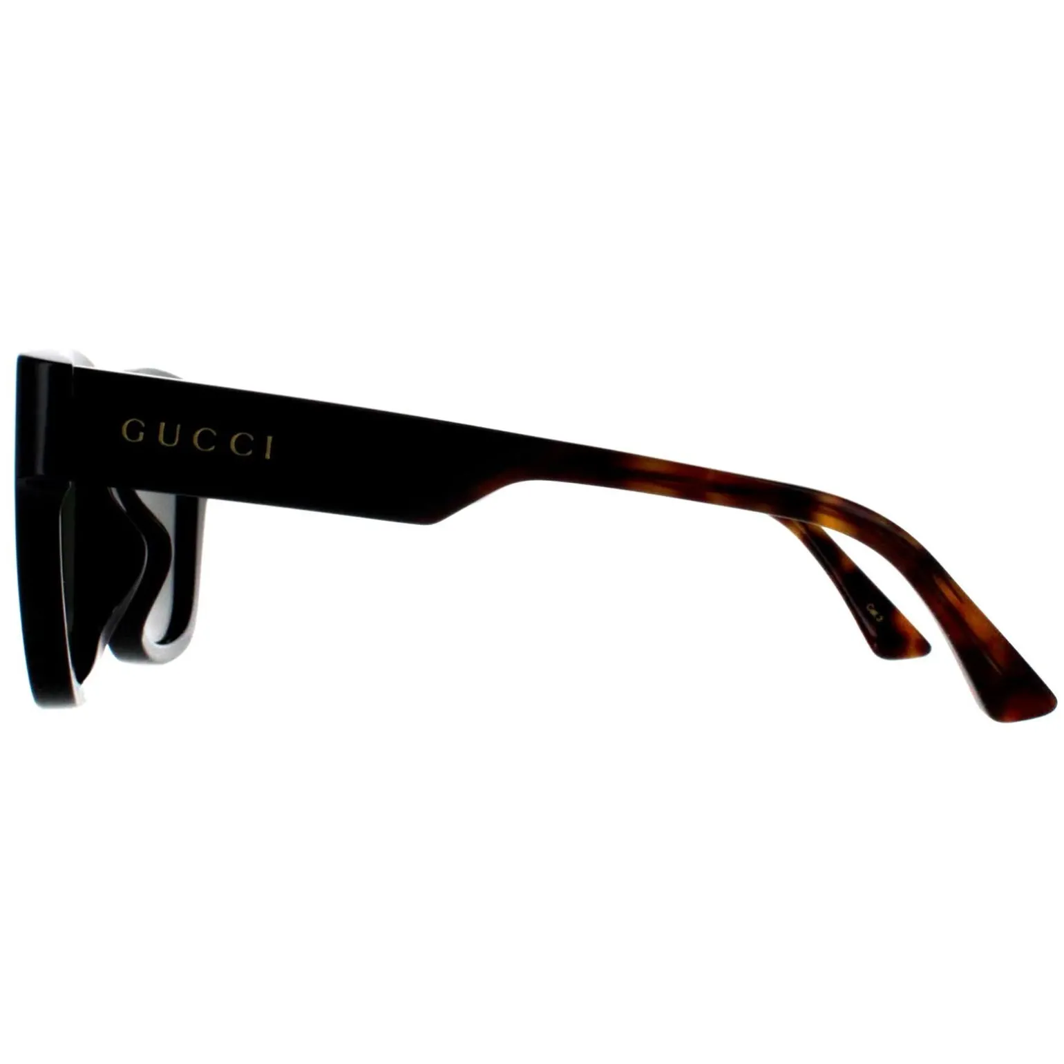 Gucci Sunglasses GG1670SK 001 Black with Havana Grey