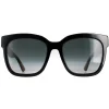 Gucci Sunglasses GG0034SN 002 Black With Green and Red Glitter Grey Gr