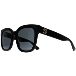 Gucci Sunglasses GG0034SN 001 Black Grey