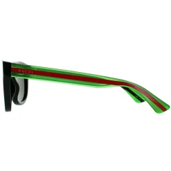 Gucci Sunglasses GG0003SN 006 Black Green Grey Grey