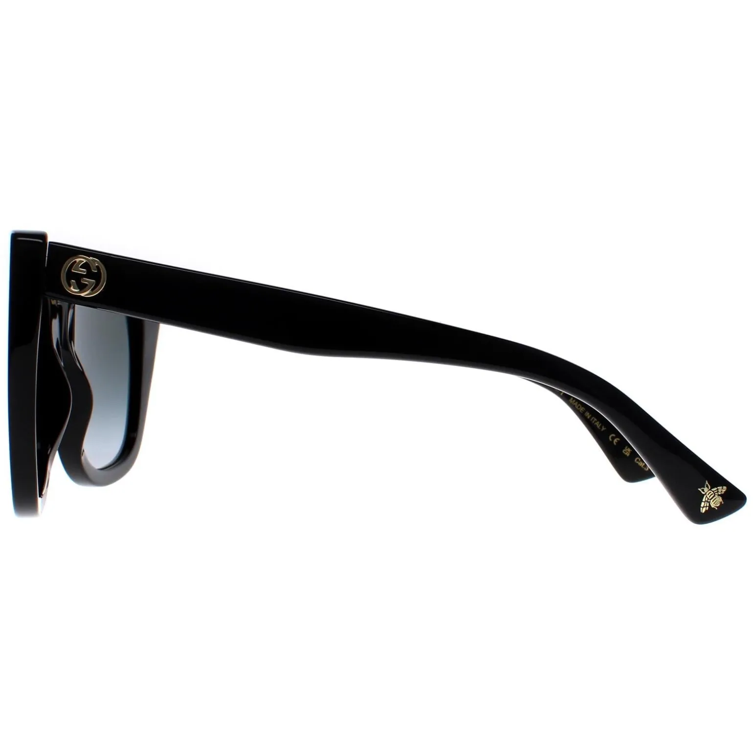 Gucci Sunglasses GG0163SN 001 Black Grey Gradient