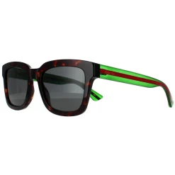 Gucci Sunglasses GG0001SN 003 Havana Green Grey Grey