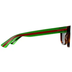 Gucci Sunglasses GG0003SN 003 Havana Green Grey Grey