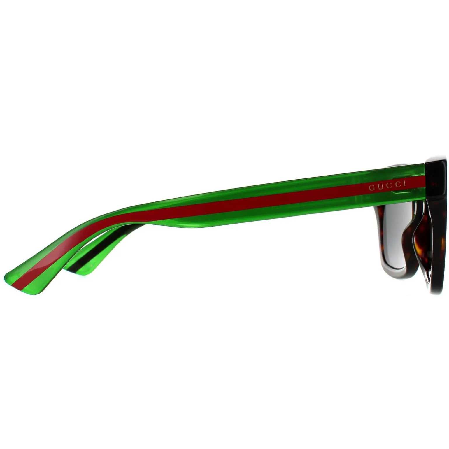 Gucci Sunglasses GG0001SN 003 Havana Green Grey Grey
