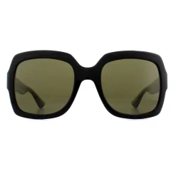 Gucci Sunglasses GG0036SN Black Green Glitter and Red Green