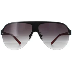 Guess Sunglasses GF0148 02B Black and Red Smoke Gradient