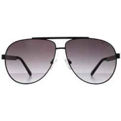 Guess Sunglasses GF5096 02B Matte Black Smoke Grey Gradient