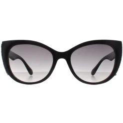 Guess Sunglasses GF0422 01B Shiny Black Smoke Gradient