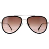 Guess Sunglasses GF0417 01B Shiny Black Smoke Gradient