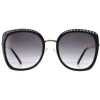 Guess Sunglasses GF0381 01B Shiny Black Smoke Gradient