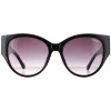 Guess Sunglasses GF6118 01B Shiny Black Smoke Gradient