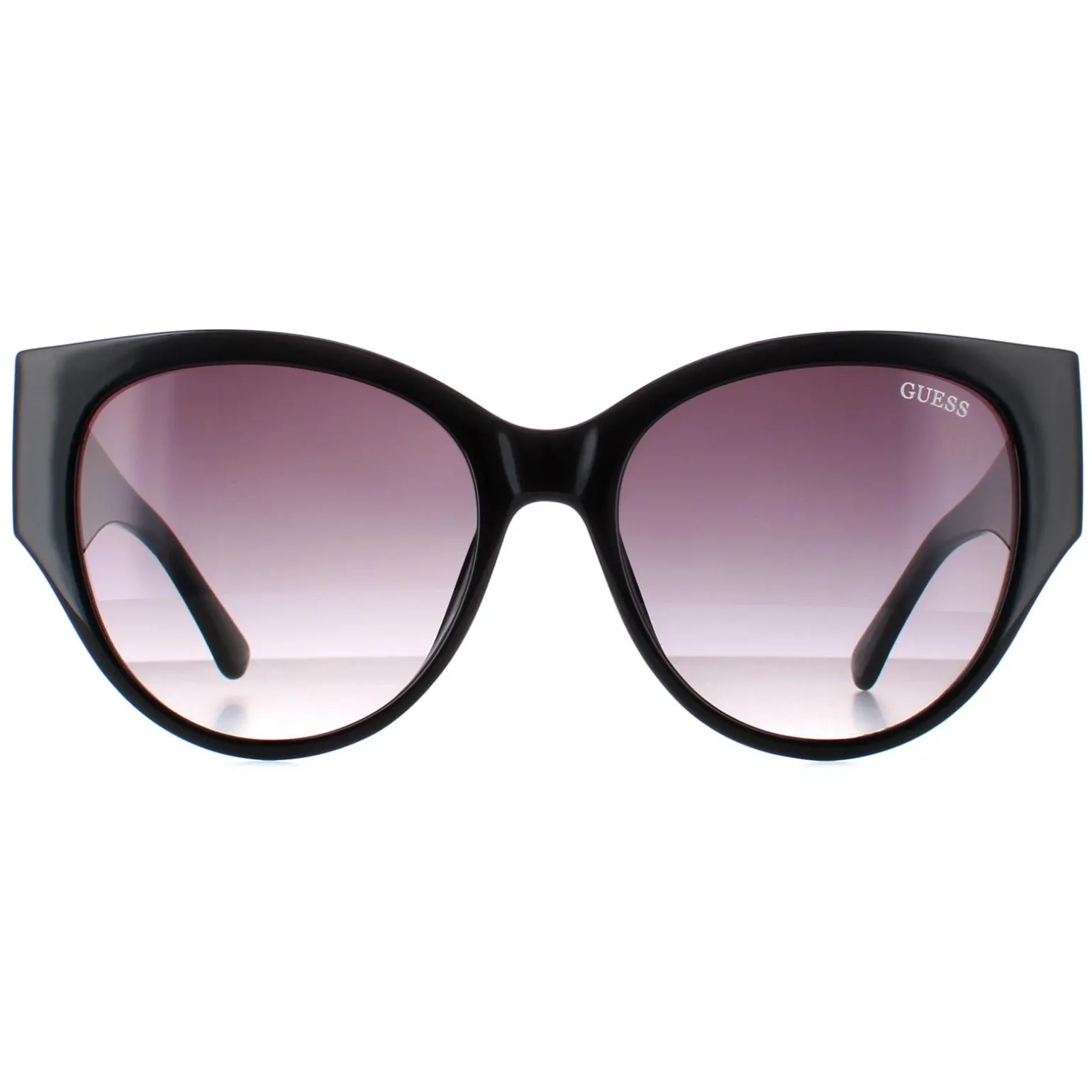 Guess Sunglasses GF6118 01B Shiny Black Smoke Gradient
