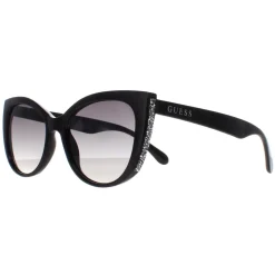 Guess Sunglasses GF0422 01B Shiny Black Smoke Gradient