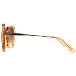 Guess Sunglasses GF0396 57B Shiny Beige Smoke Gradient