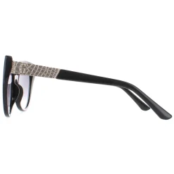 Guess Sunglasses GF6069 01B Shiny Black Smoke Gradient