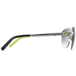 Guess Sunglasses GF5065 10B Shiny Light Nickeltin Smoke Gradient