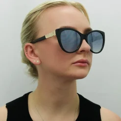 Guess Sunglasses GF6069 01B Shiny Black Smoke Gradient