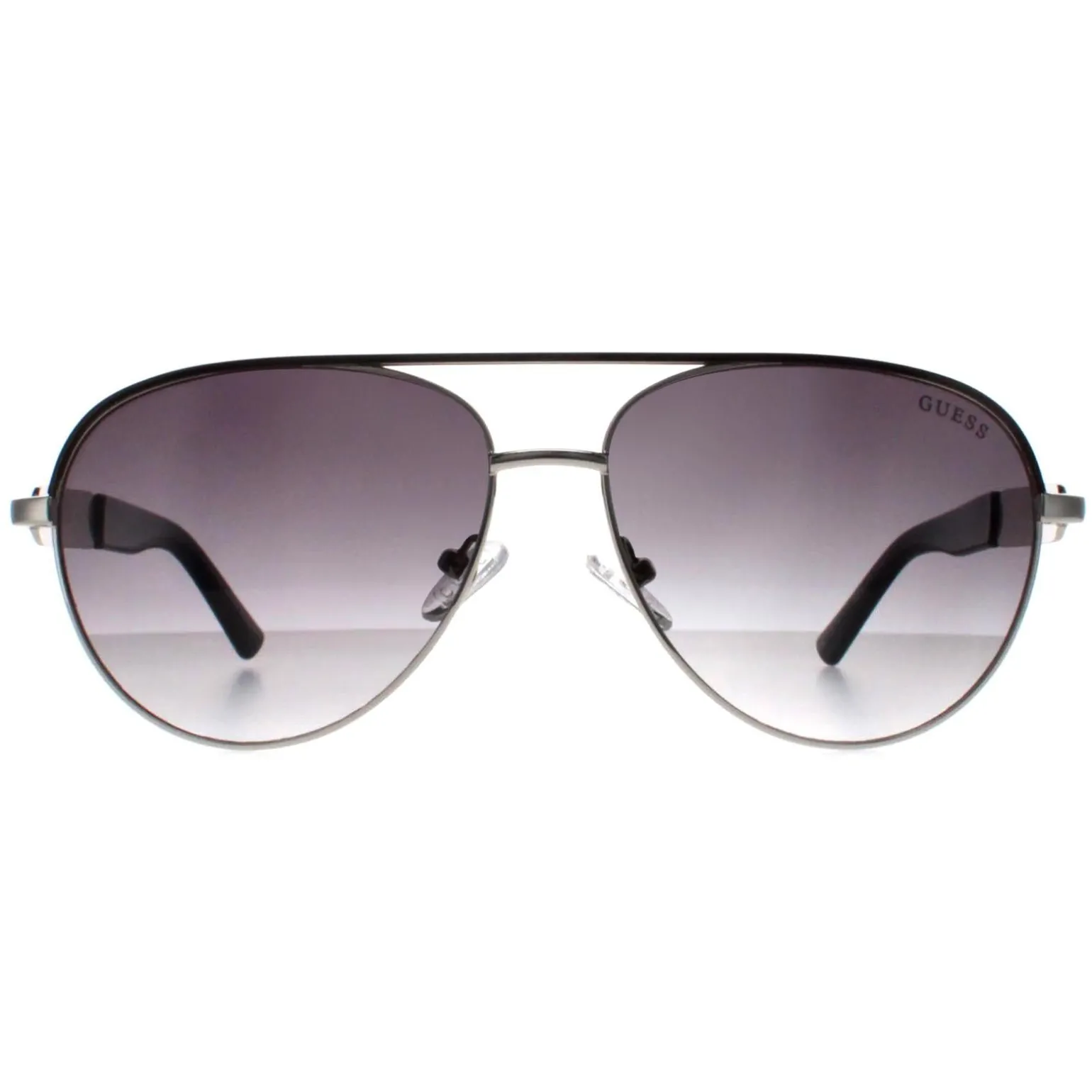 Guess Sunglasses GF0287 06B Silver Black Grey Gradient
