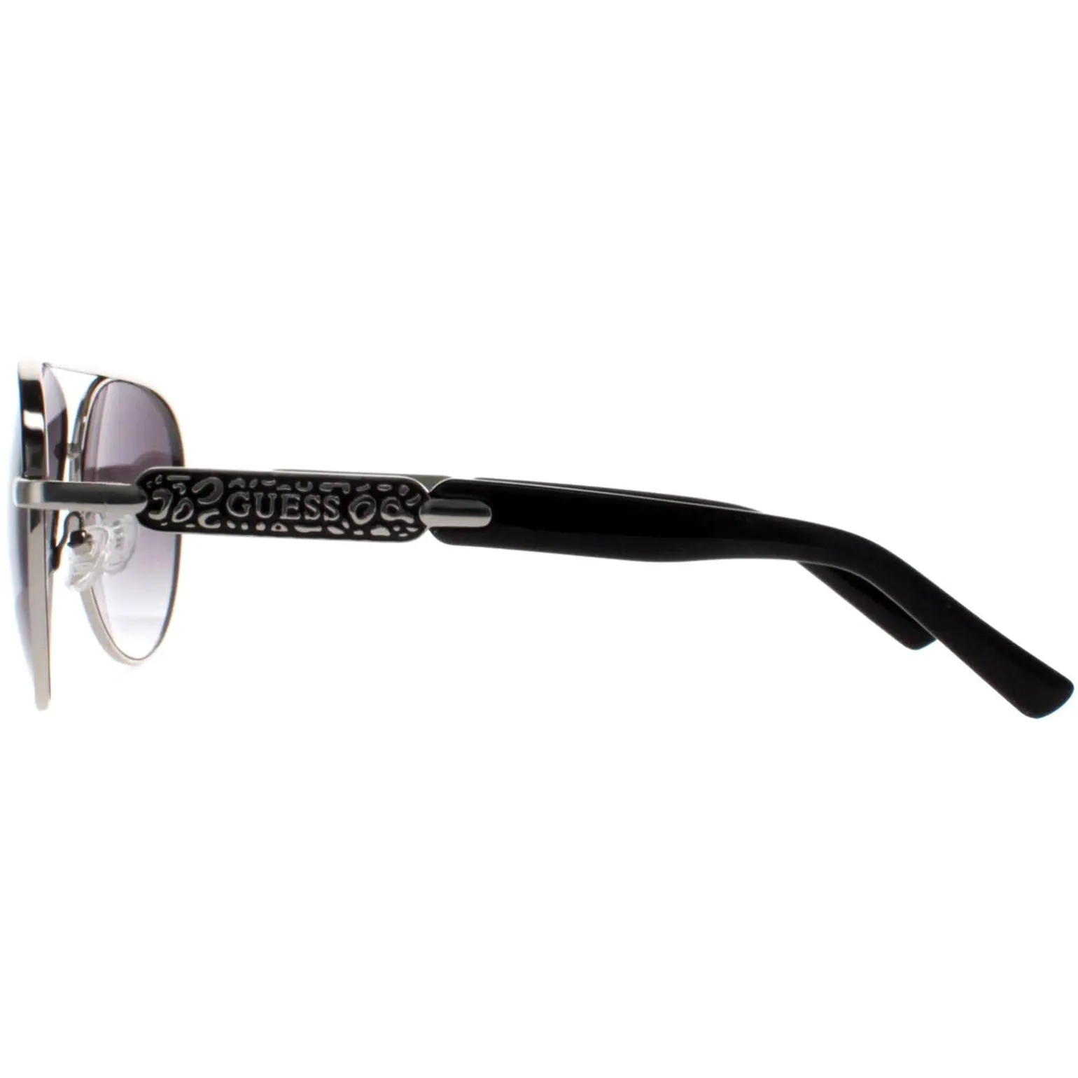 Guess Sunglasses GF0287 06B Silver Black Grey Gradient