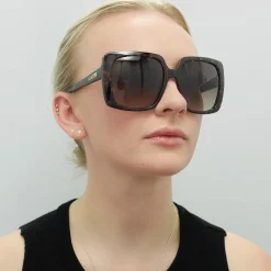 Guess Sunglasses GF6142 52F Black Brown Gradient
