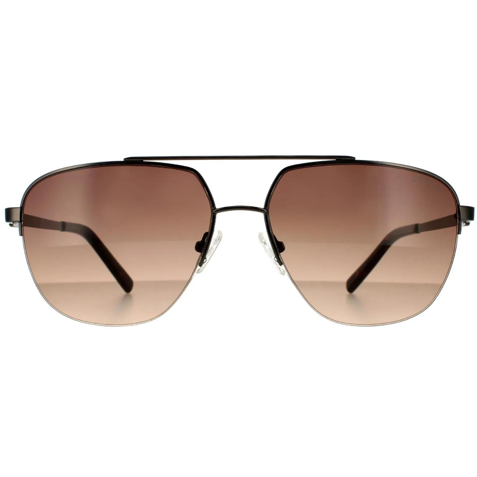 Guess Sunglasses GF5065 08F Shiny Gunmetal Brown Gradient