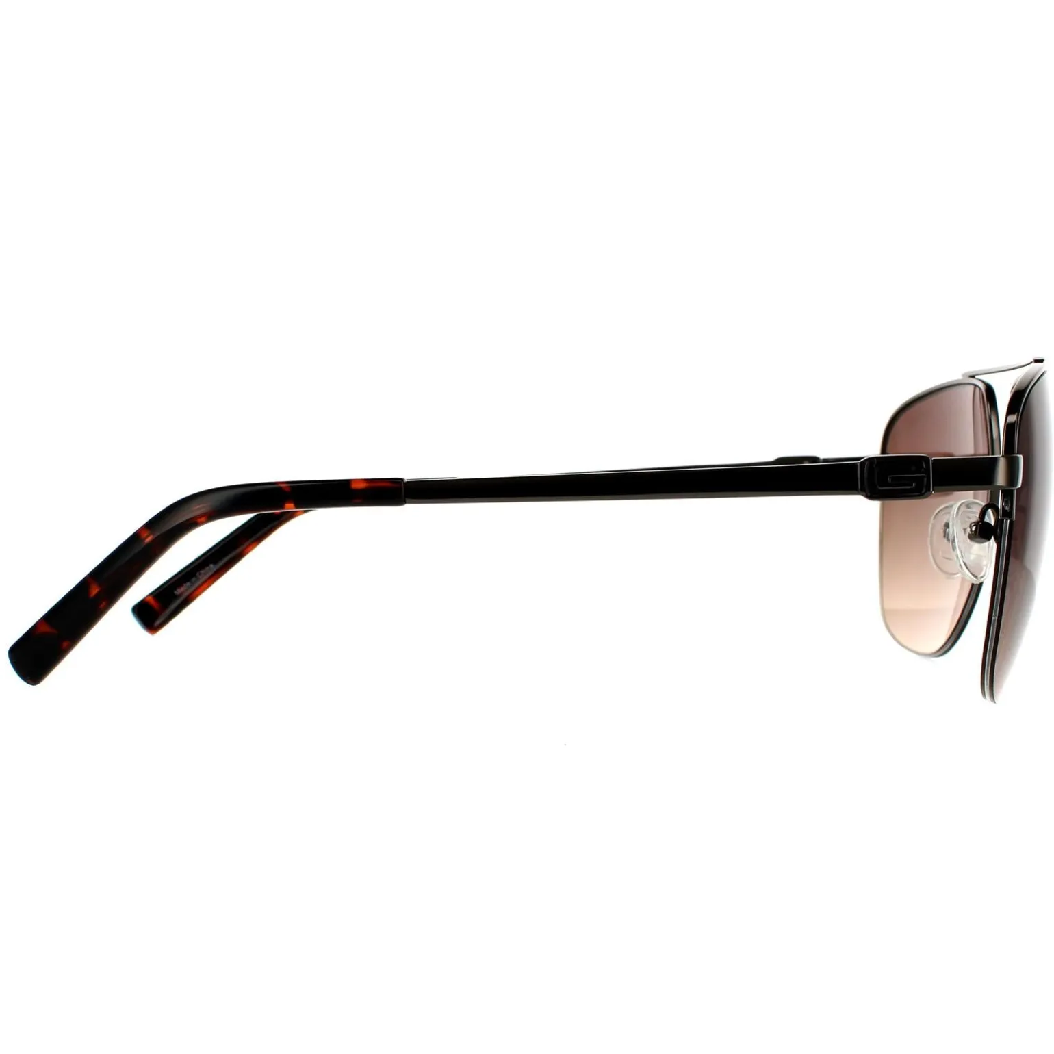 Guess Sunglasses GF5065 08F Shiny Gunmetal Brown Gradient