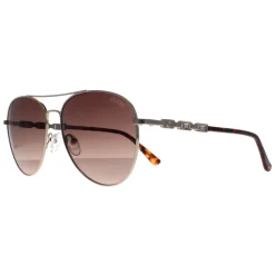 Guess Sunglasses GF6143 32F Silver Brown Gradient