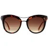 Guess Sunglasses GF0304 52G Shiny Black Smoke Mirror