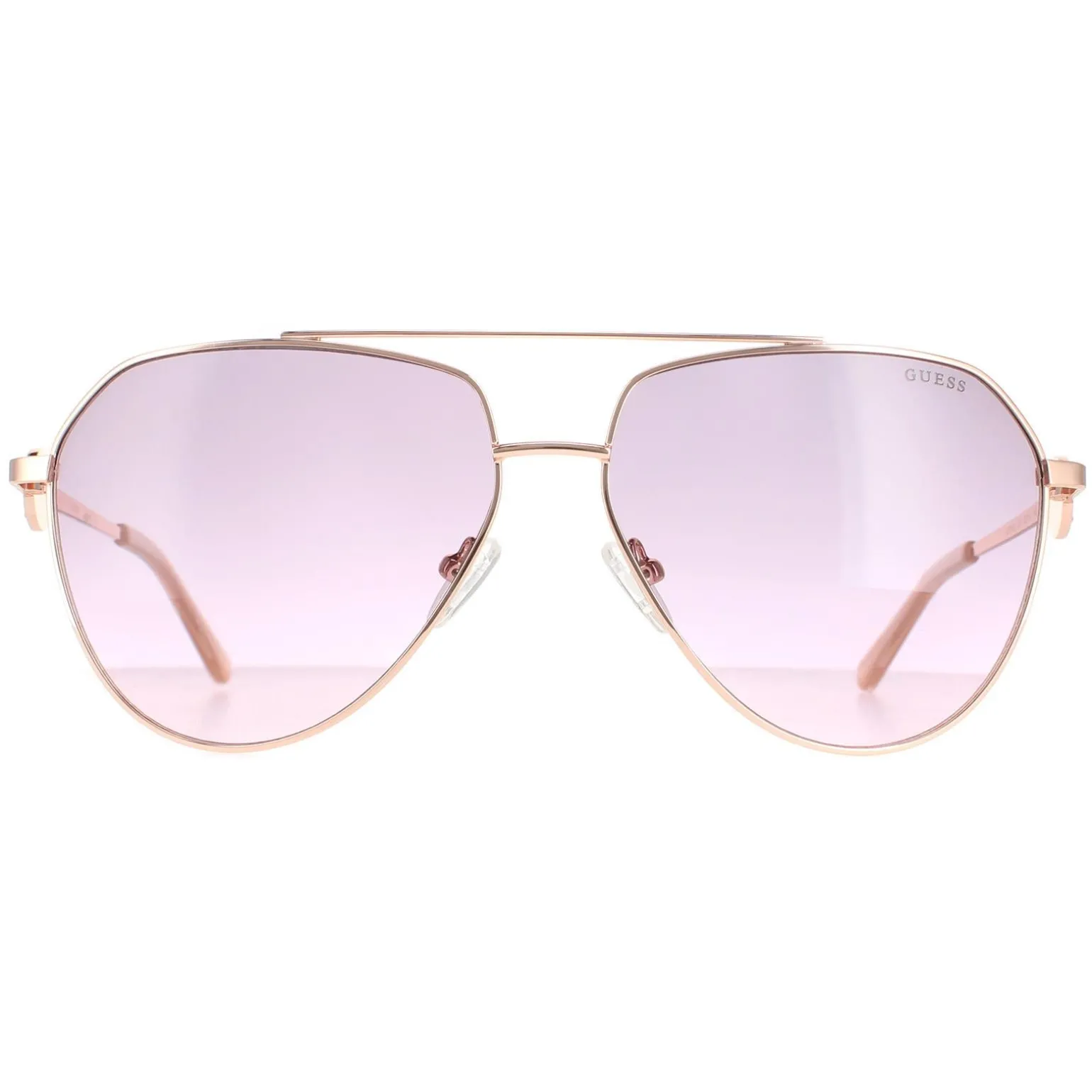 Guess Sunglasses GF6140 28T Shiny Rose Gold Bordeaux Gradient