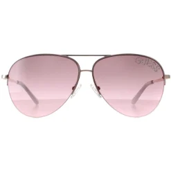 Guess Sunglasses GF6126 28T Shiny Rose Gold Bordeaux Gradient