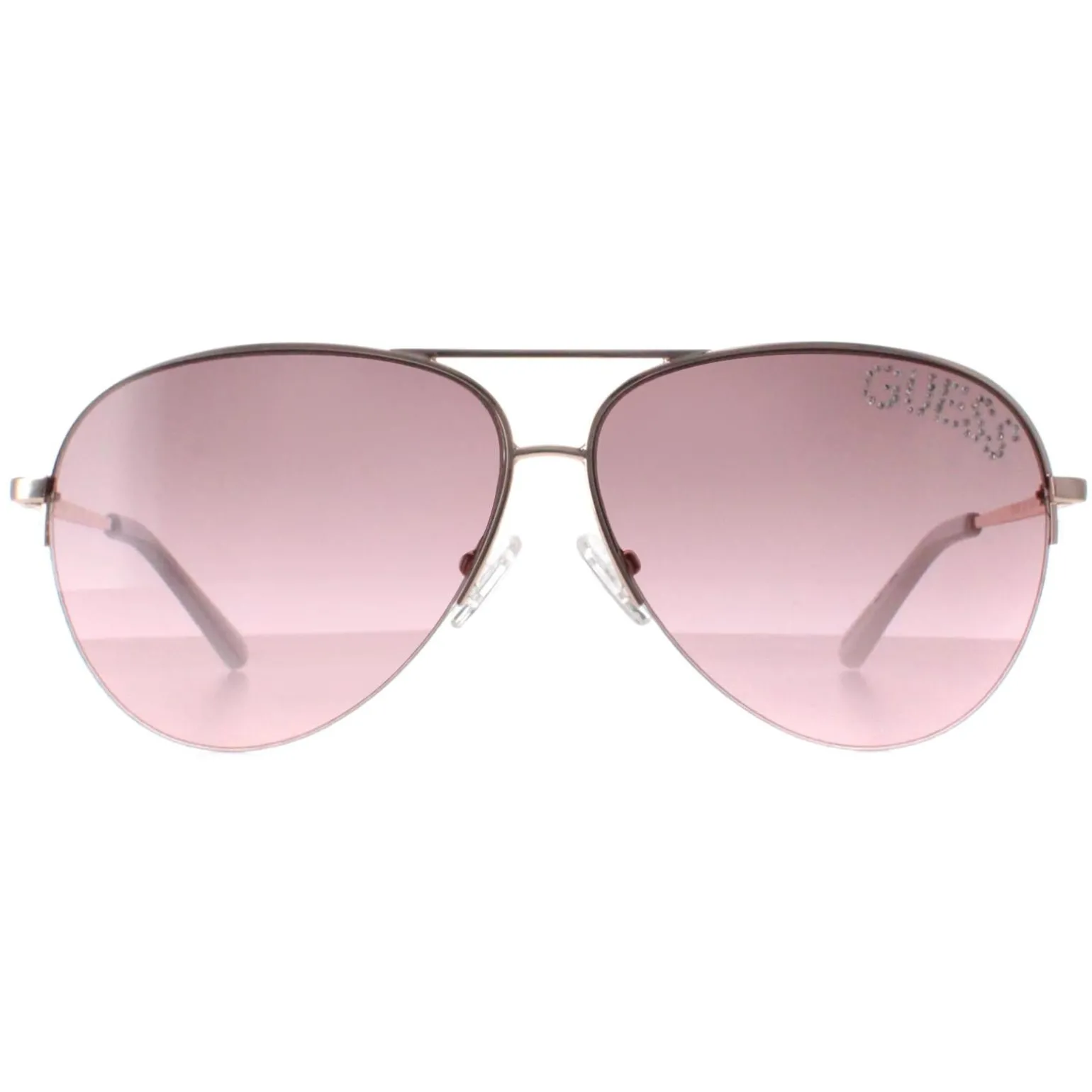 Guess Sunglasses GF6126 28T Shiny Rose Gold Bordeaux Gradient